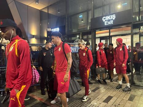 Galatasaray kafilesi Trabzon’da