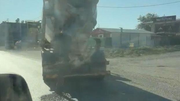 ​Yola beton dökerek ilerleyen mikserin sahibine 191 bin 867 TL ceza