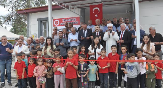 İslahiye Yeşilova Hacı Fatma Köse Camisi ibadete açıldı