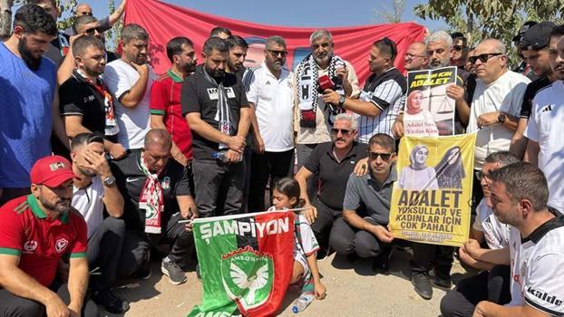 Amed Sportif Faaliyetler ve Beşiktaş taraftarlarından Rojin Kabaiş'in mezarına ziyaret