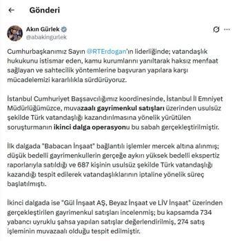 Usulsüz vatandaşlık soruşturmasında 72 gözaltı