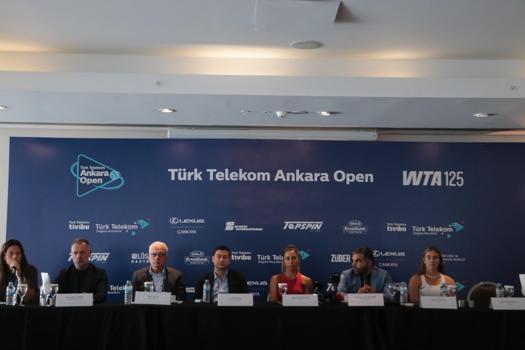 ‘WTA 125 Türk Telekom Ankara Open’ turnuvasının basın toplantısı Ankara’da gerçekleştirildi