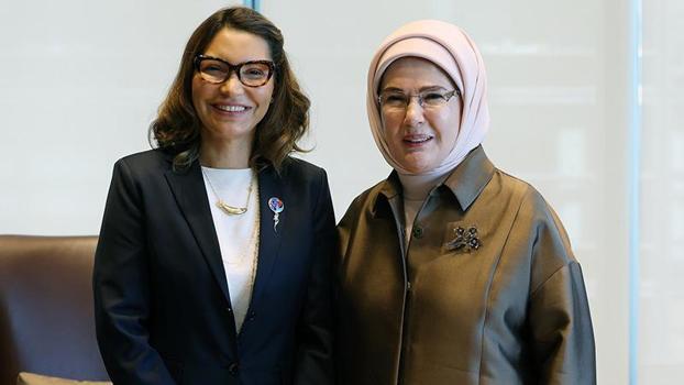 Emine Erdoğan, Brezilya Devlet Başkanı'nın eşi Silva ile görüştü