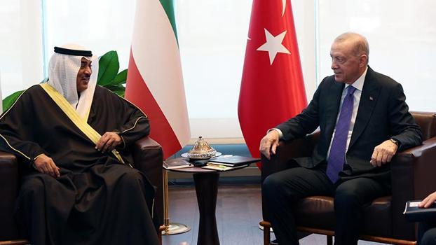 Cumhurbaşkanı Erdoğan, Kuveyt Veliaht Prensi el-Sabah ile bir araya geldi