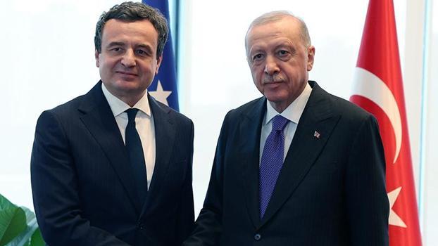Cumhurbaşkanı Erdoğan, Kosova Başbakanı Kurti ile görüştü
