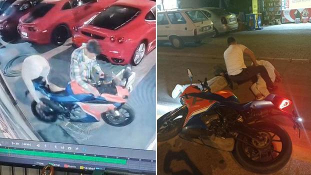 Ankara’da motosiklet hırsızlığı kamerada; 2 tutuklama
