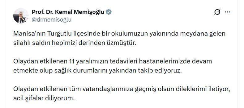 Bakan Memişoğlu: 11 yaralımızın sağlık durumlarını takip ediyoruz