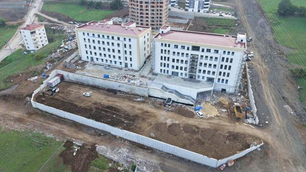 Canik Fen Lisesi yapım çalışmalarında sona gelindi