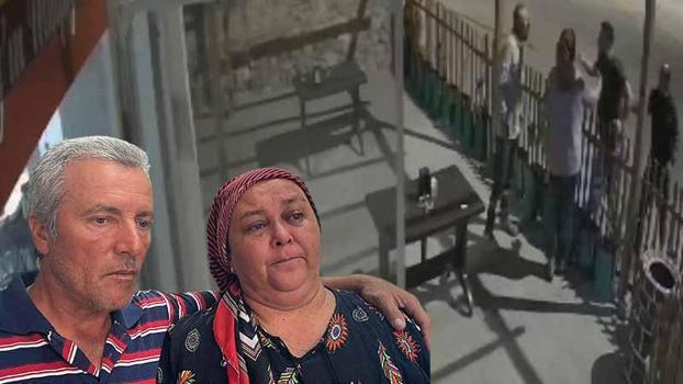 Lokanta işleten çiftin darbedildiği anlar kamerada