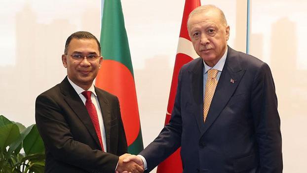 Cumhurbaşkanı Erdoğan, Bangladeş Başbakanı Rahman ile bir araya geldi