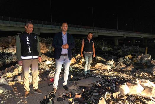 Bornova'da kaçak moloz dökümüne karşı seferberlik