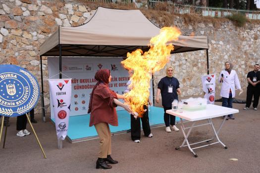 Gürsu’nun kırsal mahallelerindeki okullarda bilim etkinlikleri başladı
