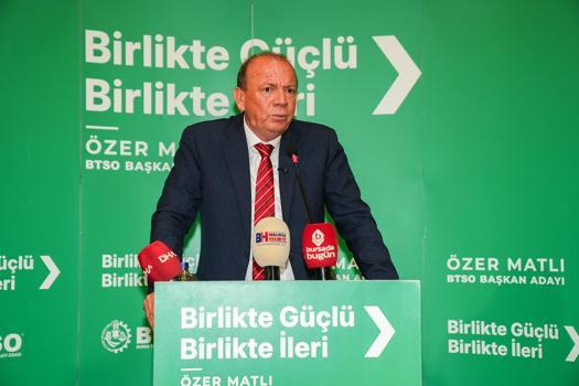 Matlı’dan Bursa için ticaret, lojistik ve üyeye destek mesajı