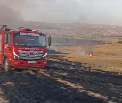 Adıyaman'da anız yangını söndürüldü