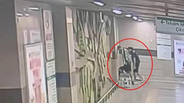 Beyoğlu’nda metroda uyuyan kişinin cep telefonunu çalan şüpheli yakalandı