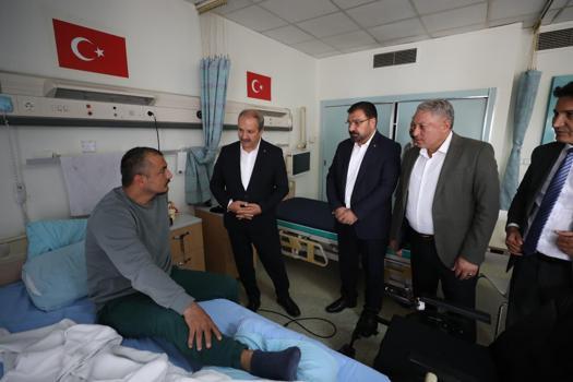 Sağlık-Sen’den gazilere ziyaret
