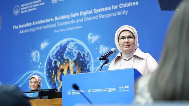 Emine Erdoğan'ın ABD'de gündemi çocuklar, iklim ve kalkınma oldu