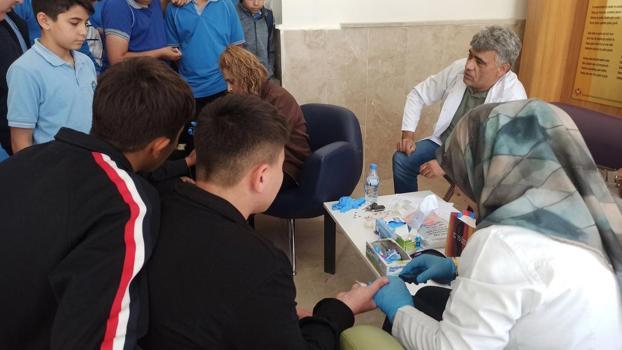 Şarkışla'da öğrencilere şeker tüketiminin zararları anlatıldı
