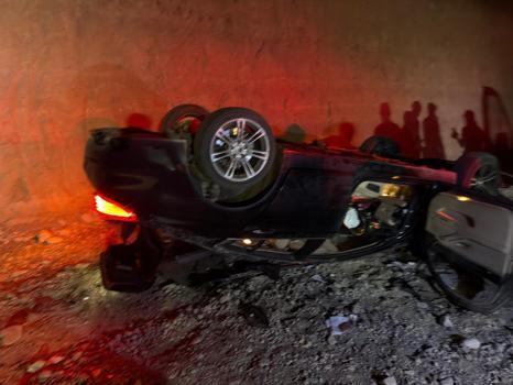 Şırnak’ta uçuruma yuvarlanan otomobilin sürücüsü yaralandı
