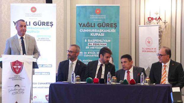Yağlı Güreş Cumhurbaşkanlığı Kupası’nın tanıtım toplantısı yapıldı