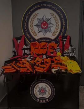 Çanakkale'de 1 haftada 109 kaçak göçmen yakalandı, 8 organizatör tutuklandı