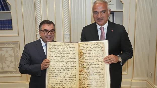 Bakan Ersoy: Kültür ve sanat alanındaki yakın iş birliğimizi daha da ileri taşımaya hazırız