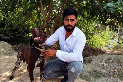 Komşusunun köpeğine, tavuklarını yediği için şiddet uygulamış