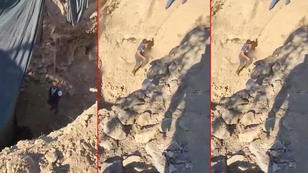 Aydın’da çilek bahçesinde kaçak kazıya suçüstü: 6 gözaltı