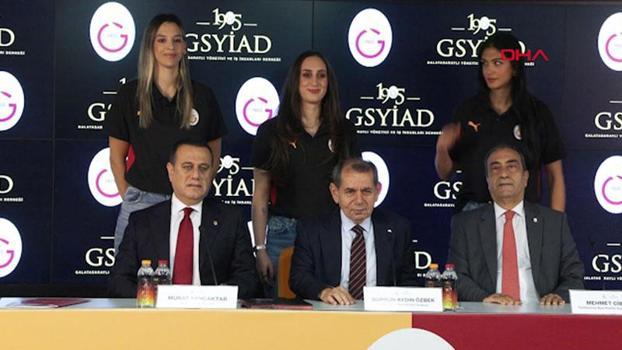 GSYİAD, Galatasaray Kadın Voleybol Takımı’nın forma sırt sponsor oldu
