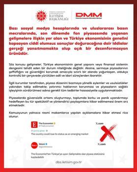 DMM'den fon piyasasına ilişkin dezenformasyon uyarısı