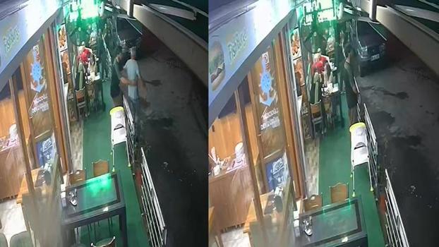 Nefes borusuna yiyecek kaçan müşterisini Heimlich manevrasıyla kurtardı