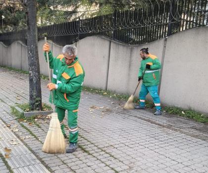 Osmangazi’de temizlik çalışmaları aralıksız  sürüyor