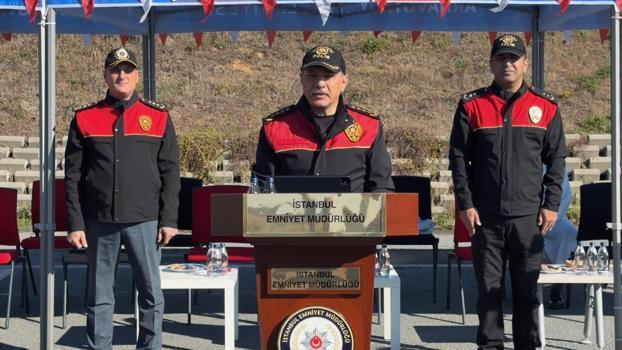 Motosikletli polis timlerinin son dersini İl Emniyet Müdürü Selami Yıldız verdi