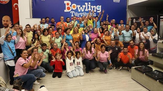 Samsun’da 119 işitme engelli bowling oynadı