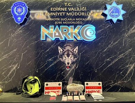 Edirne'de uyuşturucu operasyonunda 4 gözaltı