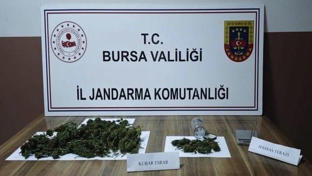 Bursa'da 1 kilo uyuşturucu ele geçirildi