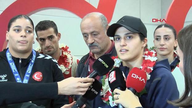 Avrupa şampiyonu milli boksörler yurda döndü