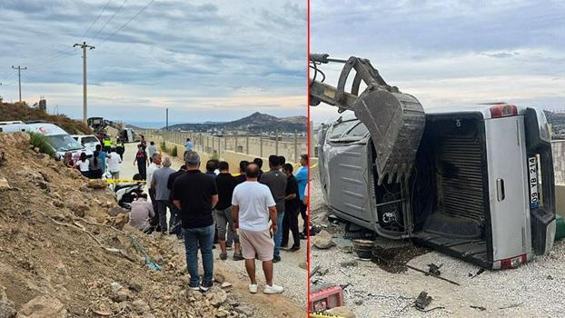Duvara çarpan kamyonetin çocuk sürücüsü yaşamını yitirdi
