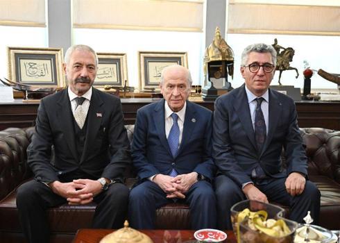 Bahçeli, Sarallar ve Şahinler aileleri ile buluştu
