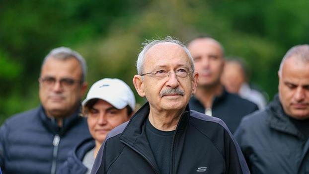 Kılıçdaroğlu, Abant’ta sabah yürüyüşü yaptı