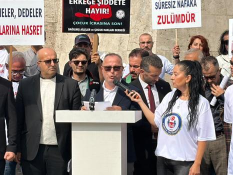 Ankara'da 'süresiz nafaka' protestosu