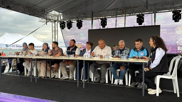 'Tekirdağ Gastronomi ve Bağcılık Festivali'nde köfte yeme yarışması yapıldı