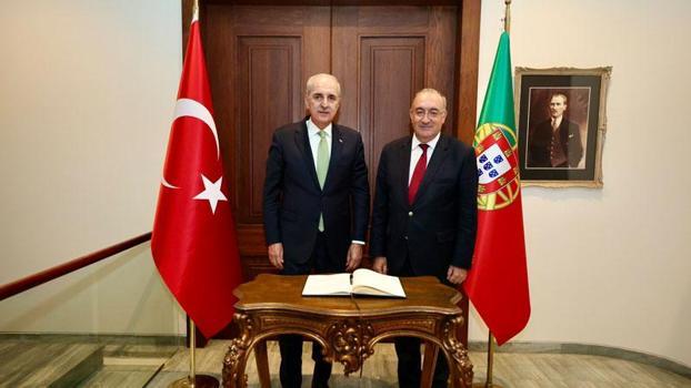 TBMM Başkanı Kurtulmuş, Lizbon Büyükelçiliği’ni ziyaret etti