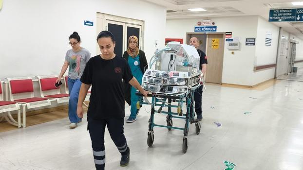 Siirt’te 8 günlük bebek, ambulans uçakla Ankara'ya sevk edildi