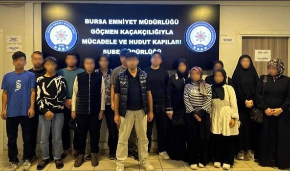 Bursa’da göçmen kaçakçılığı operasyonu: 2 organizatör yakalandı