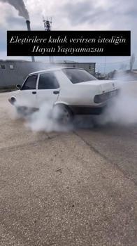 Otomobiliyle drift atıp, görüntüleri sanal medyada paylaşan sürücüye 165 bin TL ceza