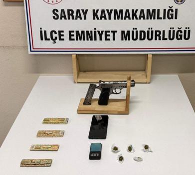 Satışa hazır uyuşturucuyla yakalanan şüpheli tutuklandı