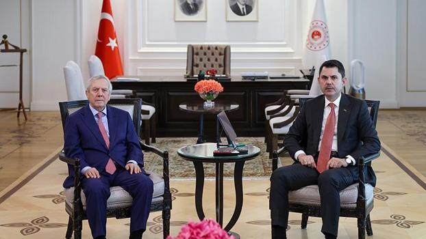 Bakan Kurum, Aziz Yıldırım'ı kabul etti