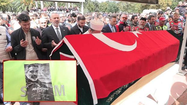 'Motovlogcu Dayı' olarak tanınan Cumhur Kahriman son yolculuğuna uğurlandı