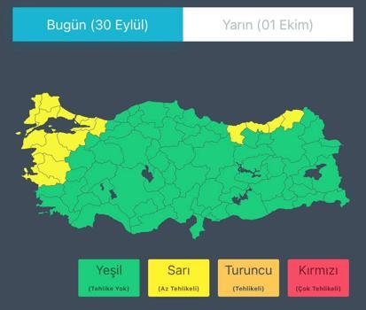 İçişleri Bakanlığı'ndan 'sağanak' uyarısı